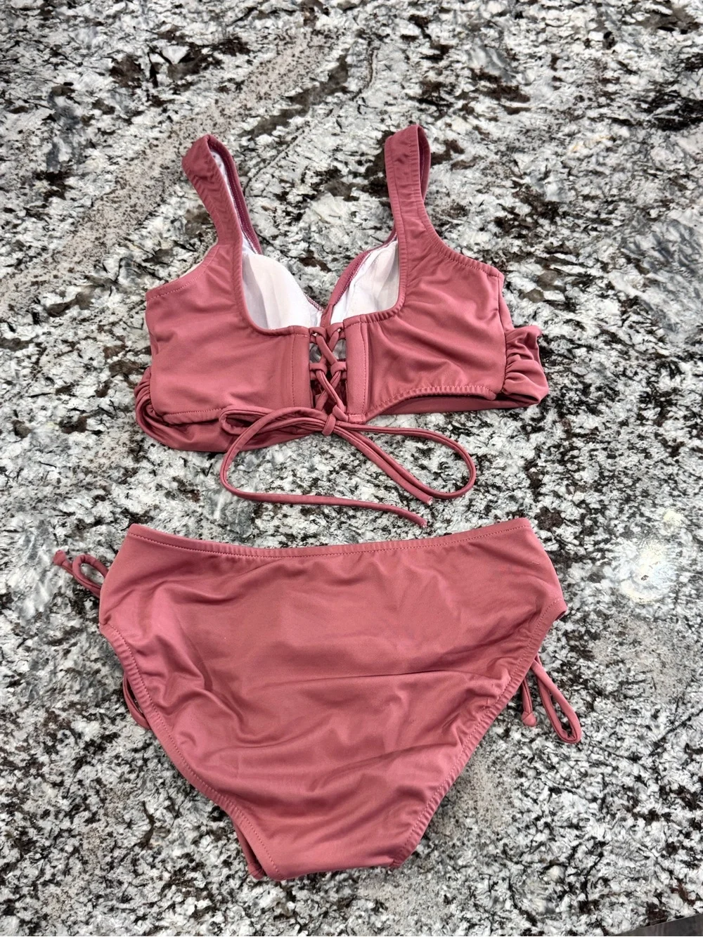 Venus Rose Mauve Two-Piece Bikini Set - Picture 5 of 12